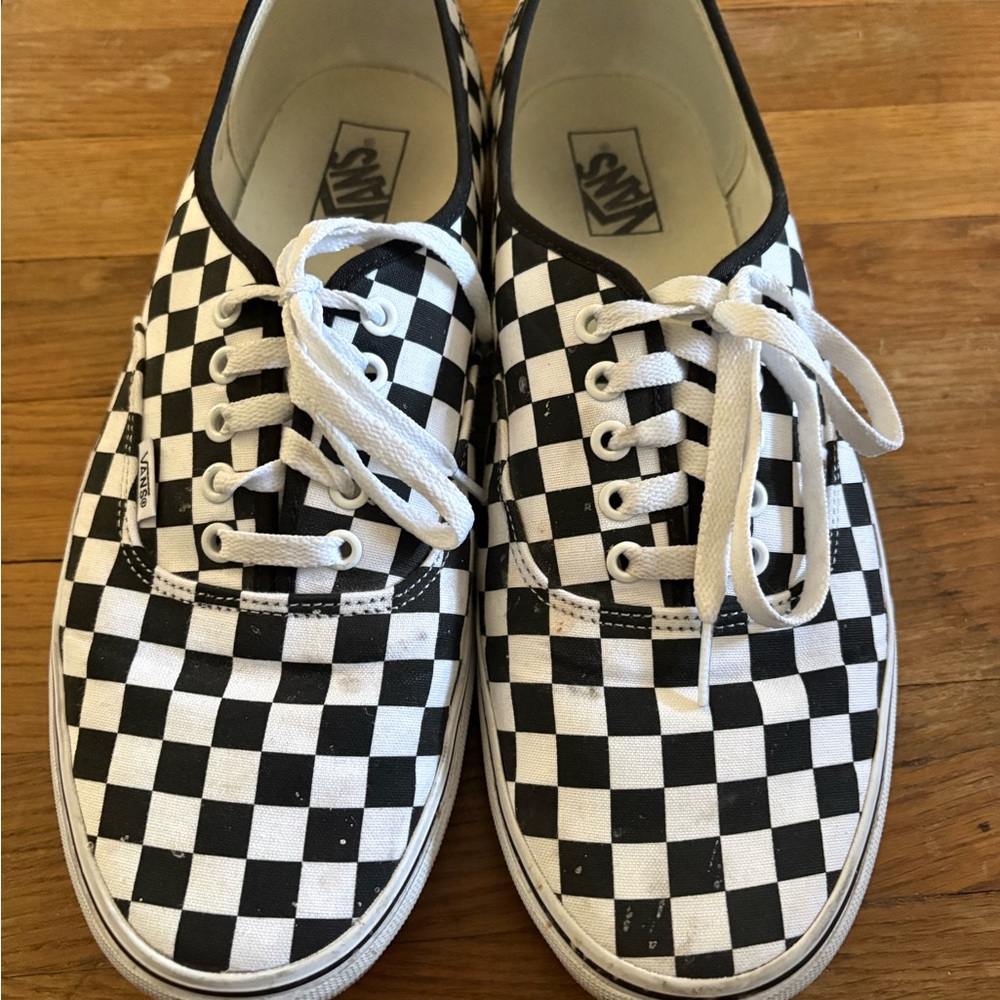 Vans White Textured Sneakers